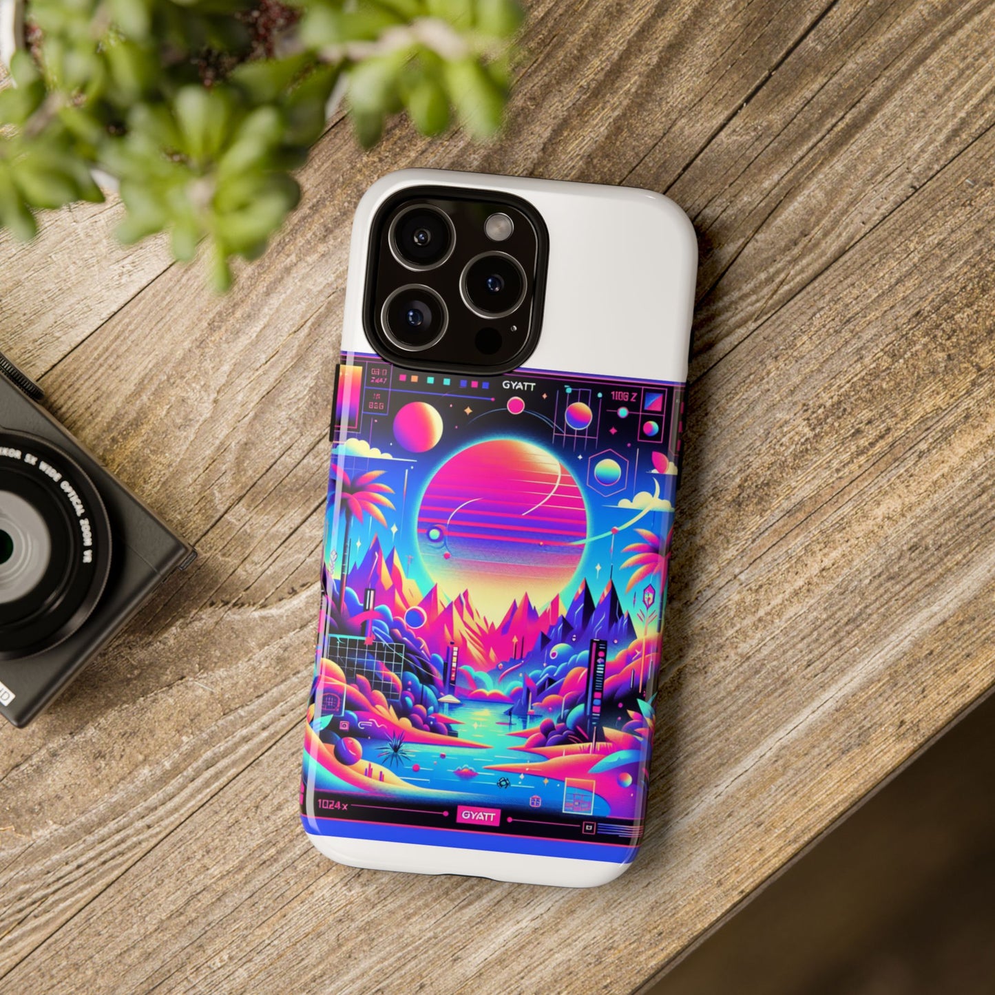 gyatt alert 3d wrap protective phone case for anime lovers