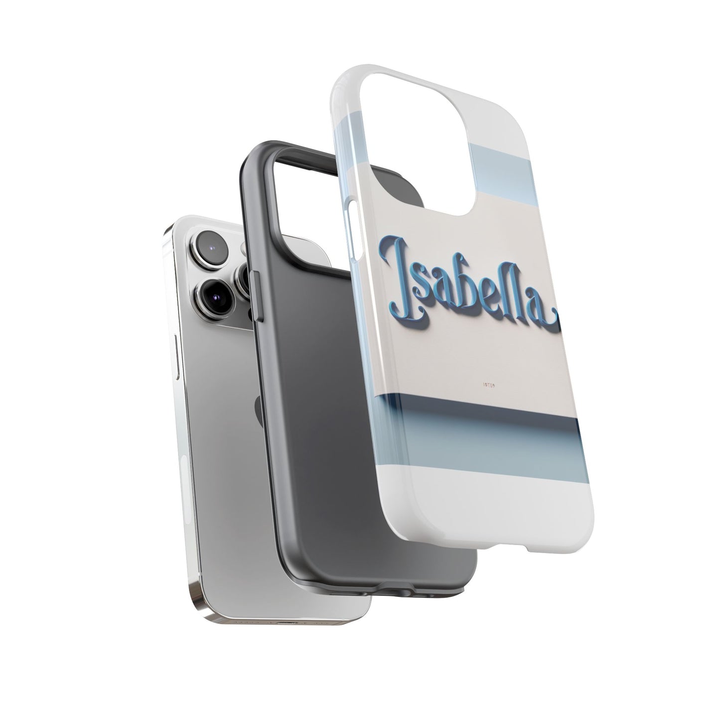vibrant 3d blue alphabet design protective phone case stylish accessory for men and women unique phone cover compatible with iphone 13, 14, 15 & 16 – all models including pro, pro max & plus