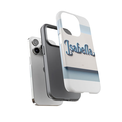 Vibrant 3D Blue Alphabet Design Protective Phone Case Stylish Accessory for Men and Women Unique Phone Cover Compatible with iPhone 13, 14, 15 & 16 – all models including Pro, Pro Max & Plus
