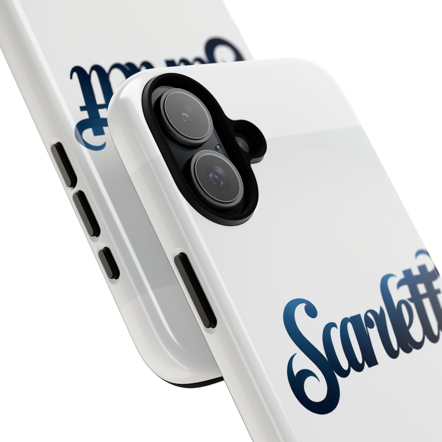 vibrant 3d wrap protective phone case with blue script design – unique fashion accessory – compatible with iphone 13, 14, 15 & 16 – all models including pro, pro max & plus