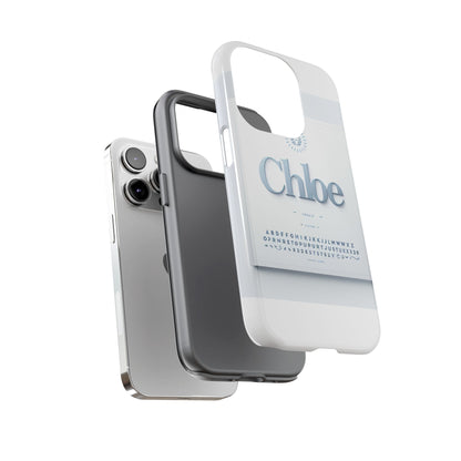 Vibrant 3D Protective Phone Case with Playful Blue Alphabet Design Stylish Accessory for Self-Expression Compatible with iPhone 13, 14, 15 & 16 – all models including Pro, Pro Max & Plus