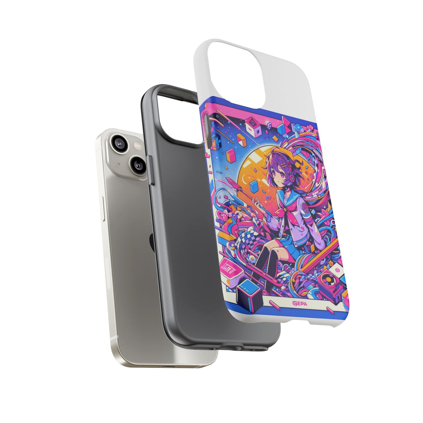 skibidi system update protective phone case for anime fans