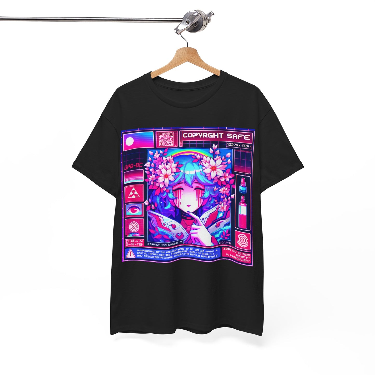 copyright safe unisex heavy cotton tee - retro aesthetic graphic t-shirt