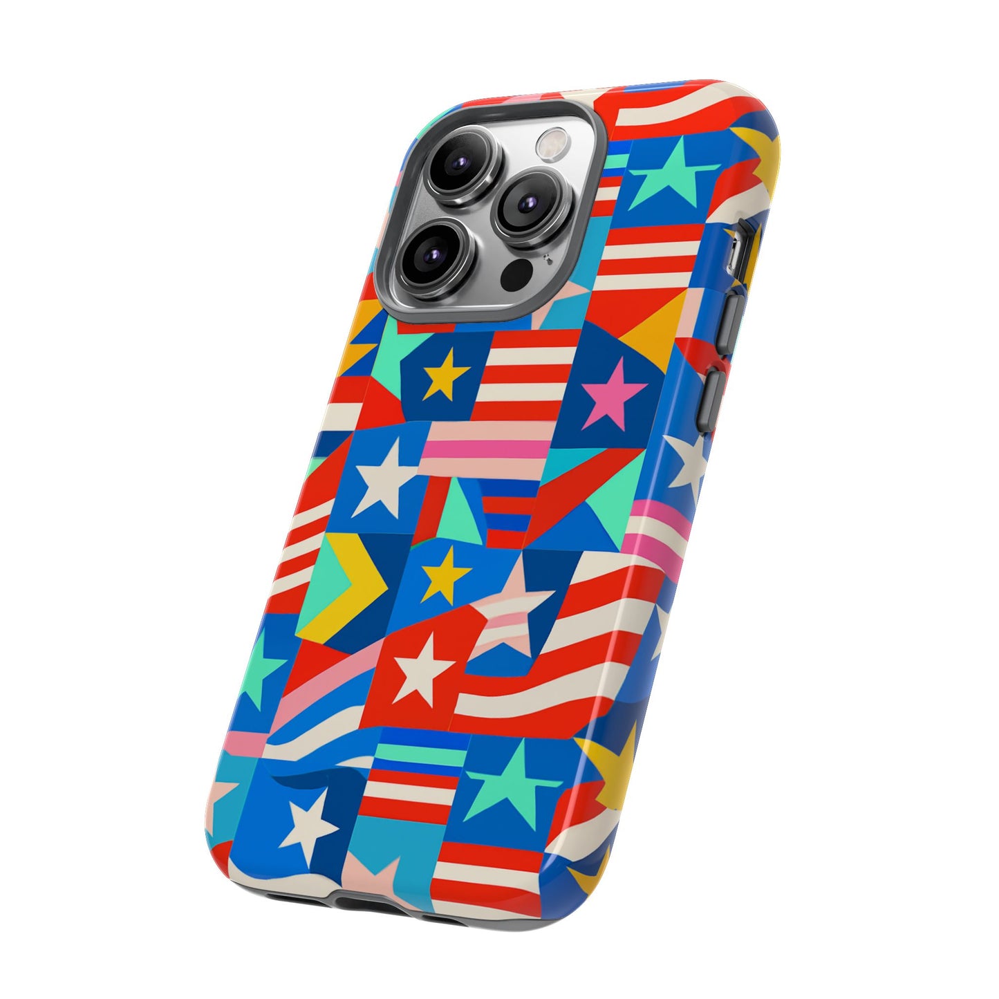 vibrant multicolour 3d wrap protective phone case – stylish accessory for unique expression compatible with iphone 13, 14, 15 & 16 – all models including pro, pro max & plus