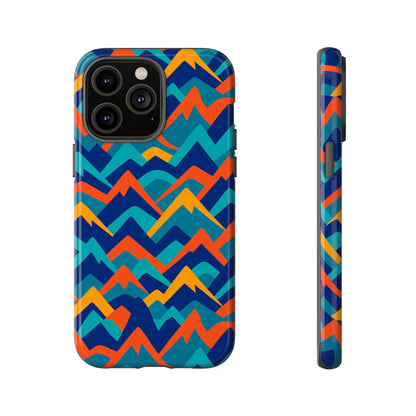 Vibrant 3D Mountain Design Protective Phone Case – Stylish and Durable Cover Compatible with iPhone 13, 14, 15 & 16 – All Models Including Pro, Pro Max & Plus