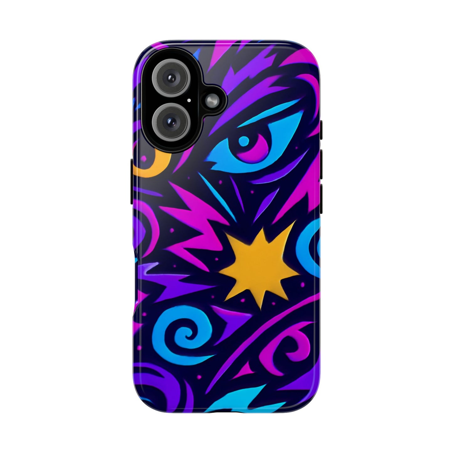 vibrant multicolour 3d wrap phone case for stylish protection and unique expression – compatible with iphone 13, 14, 15 & 16 – all models including pro, pro max & plus