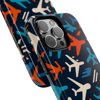 Vibrant Aviation Themed Protective Phone Case with 3D Wrap Design – Unique Style and Durable Protection – Compatible with iPhone 13, 14, 15 & 16 – All Models Including Pro, Pro Max & Plus
