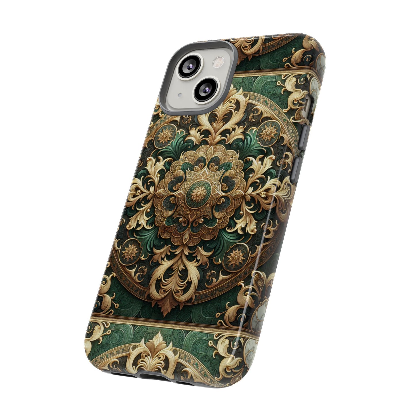 pattern image 2 vibrant comic style phone case for men and women with ornate baroque design compatible with iphone 13, 14, 15 & 16 – all models including pro, pro max & plus