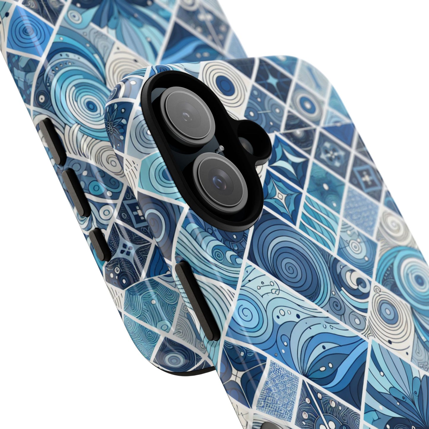 1 pattern image 1 vibrant shockproof phone case for anime and comic fans, retro art style, durable & uv protected, compatible with iphone 13-16 pro max plus
