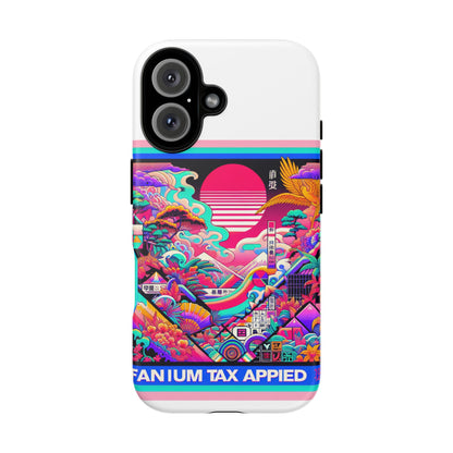 Fanum Tax Applied Protective Phone Case, 3D Wrap Design, Durable Silicone Liner, UV Protected, Shock Absorbing, Fun Anime and Comic Style, Ideal Gift for Tech Enthusiasts