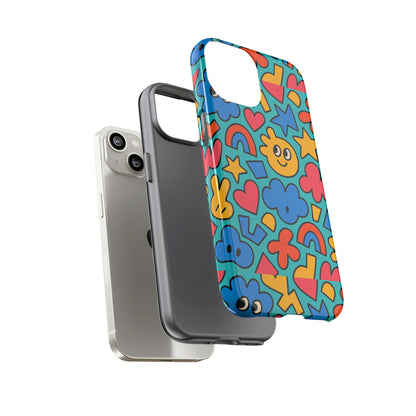 Vibrant Cartoon 3D Wrap Protective Phone Case with Fun Playful Design for Smartphone Lovers Compatible with iPhone 13, 14, 15 & 16 – All Models Including Pro, Pro Max & Plus