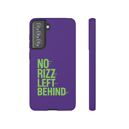 Tough Phone Case - No Rizz Left Behind - Durable, Stylish Protection for Active Lifestyles - Impact-Resistant, Dual Layer, Shock-Absorbing TPU - Perfect Gift for Tech Lovers