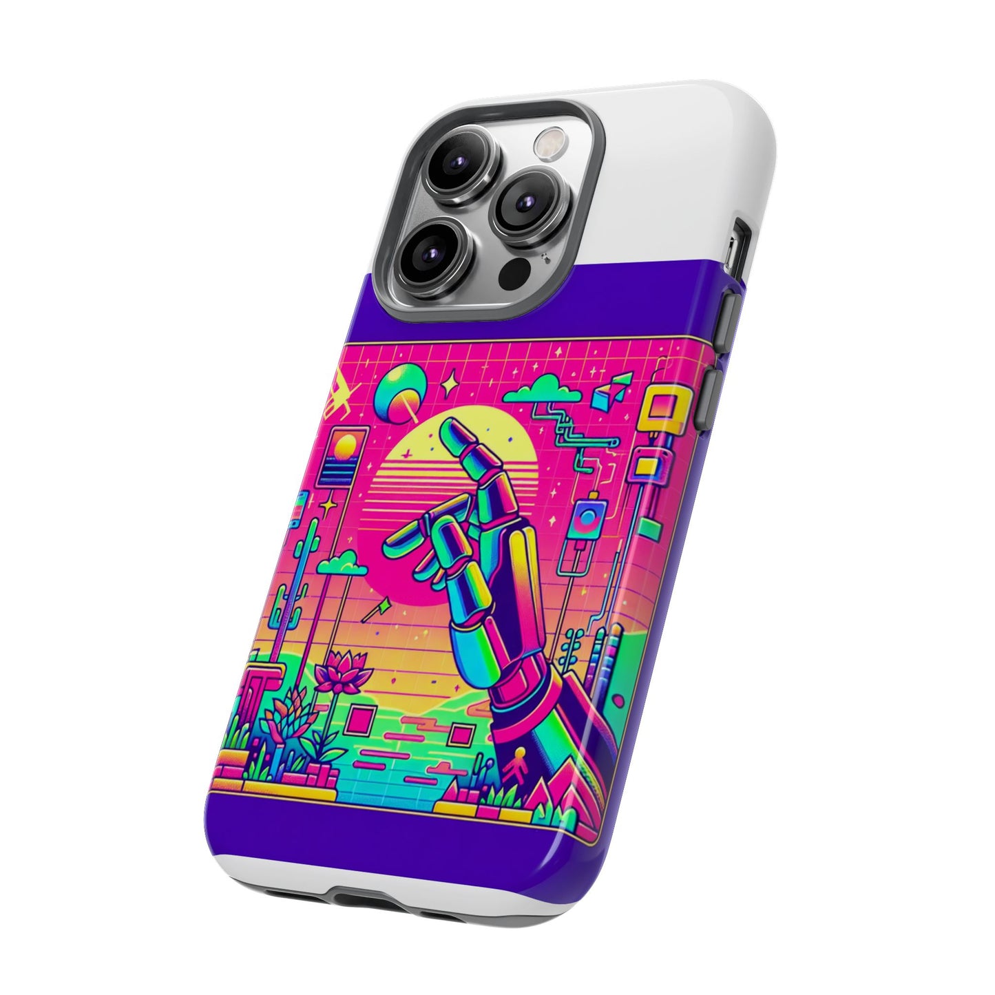 touch grass technician 3d wrap protective phone case