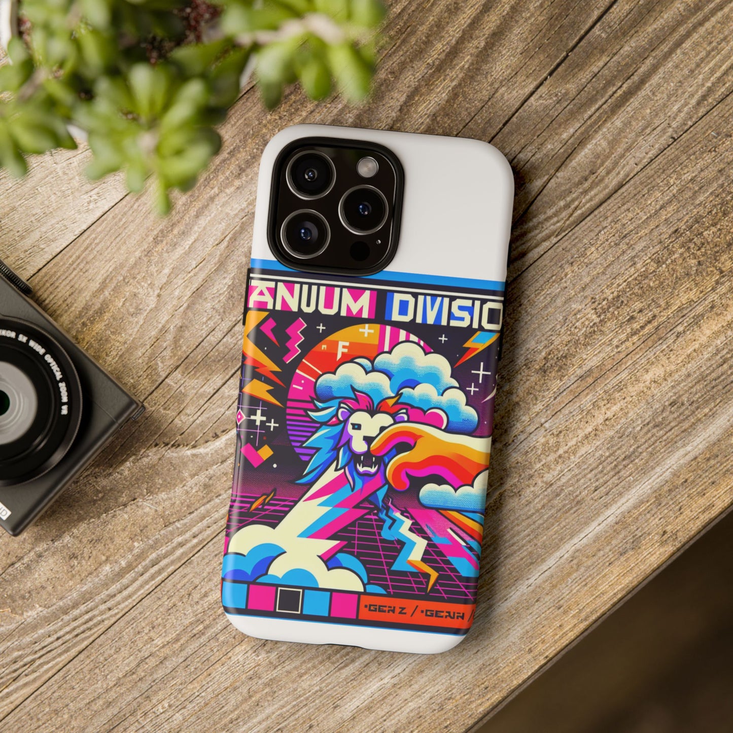 fanum irs division protective phone case with 3d wrap design, uv protected, durable shock absorption, ideal gift for anime and comic culture fans