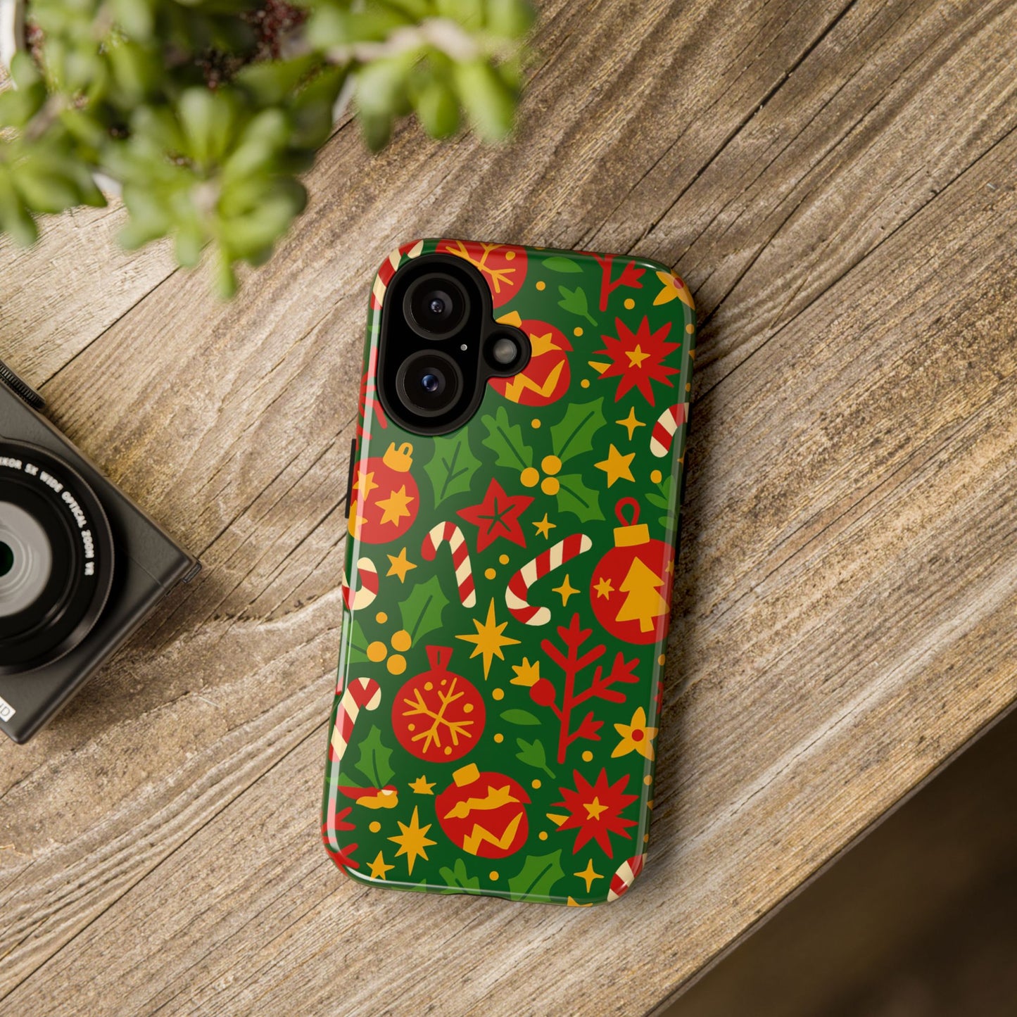 vibrant christmas themed 3d wrap phone case for smartphones - fun holiday accessory for self-expression compatible with iphone 13, 14, 15 & 16 – all models including pro, pro max & plus