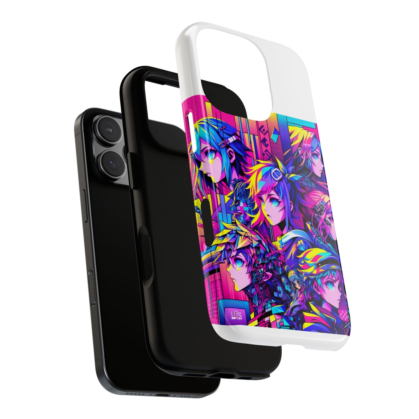 cap-free culture protective phone case with 3d wrap design, durable silicone liner, uv resistant, ideal gift for anime and comic fans