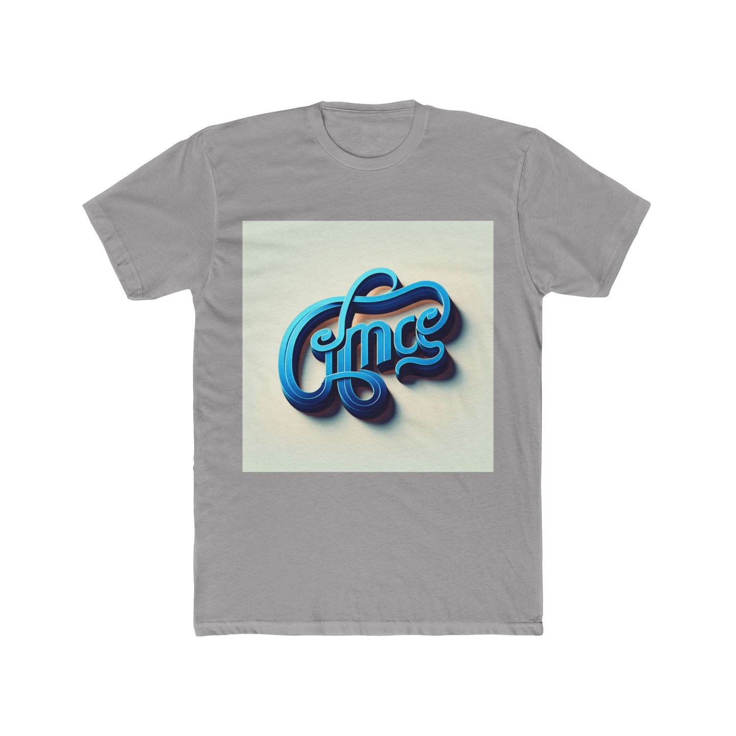 unisex t-shirt - alphabet blue 56 stylish graphic tee for casual wear, trendy unisex shirt
