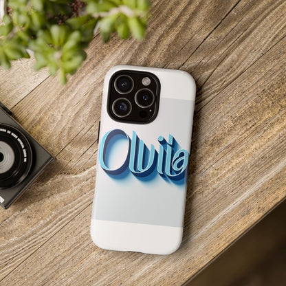 Vibrant 3D Typography Phone Case in Blue for Stylish Protection – Unique Accessory for Self-Expression Compatible with iPhone 13, 14, 15 & 16 – All Models Including Pro, Pro Max & Plus