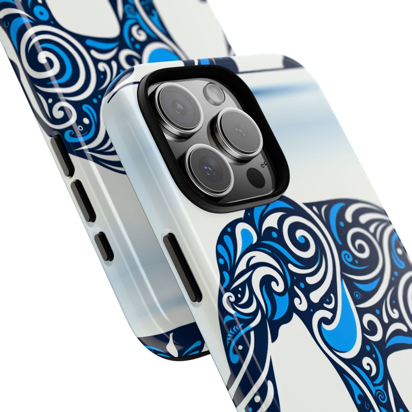 blue animal create 14 3d wrap protective phone case for smartphones with vivid anime and comic-inspired design uv protected shock absorbing durable tpu cover for tech enthusiasts and gift ideas