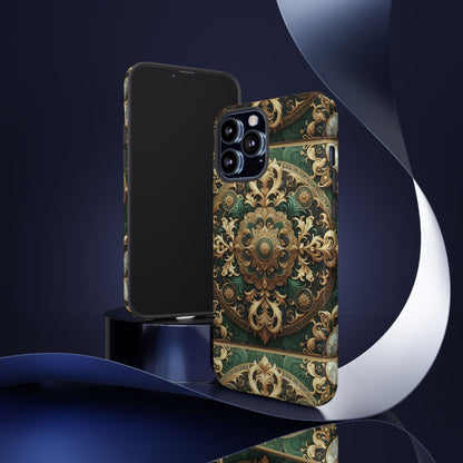 Pattern Image 2 Vibrant Comic Style Phone Case for Men and Women with Ornate Baroque Design Compatible with iPhone 13, 14, 15 & 16 – all models including Pro, Pro Max & Plus