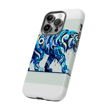 Vibrant 3D Wrap Protective Phone Case with Colourful Tiger Design Stylish Accessory for Men and Women Compatible with iPhone 13, 14, 15 & 16 – all models including Pro, Pro Max & Plus