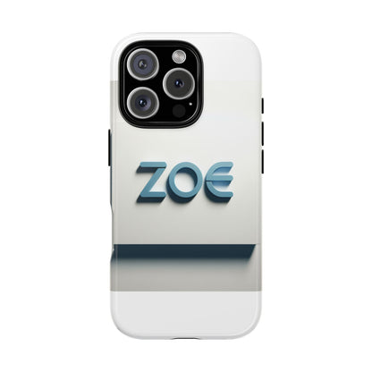 Vibrant 3D Lettering Phone Case in Blue Design for Stylish Protection Compatible with iPhone 13, 14, 15 & 16 – all models including Pro, Pro Max & Plus