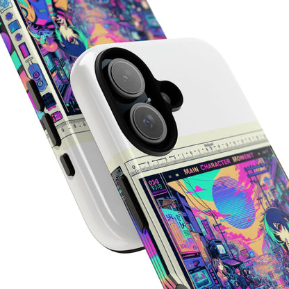 Main Character Moment Protective Phone Case, 3D Wrap Design, Durable TPU Silicone, UV Protected, Anime and Comic Inspired, Unique Gift for Tech Enthusiasts