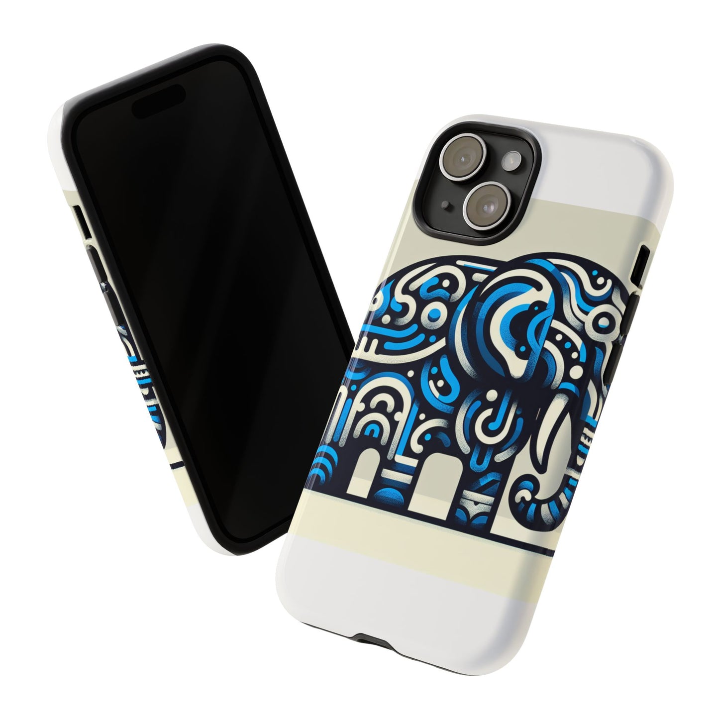 vibrant 3d elephant design protective phone case for stylish protection compatible with iphone 13, 14, 15 & 16 – all models including pro, pro max & plus