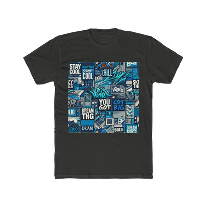 Unisex T-Shirt Aesthetic Blue 4 - Stylish Comfortable Tee for Everyone