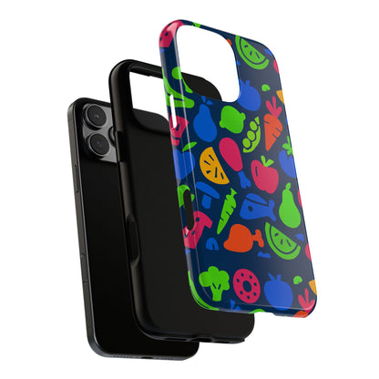 Vibrant 3D Fruit Pattern Protective Phone Case with Glossy Finish for Stylish Protection, Compatible with iPhone 13, 14, 15 & 16 – all models including Pro, Pro Max & Plus