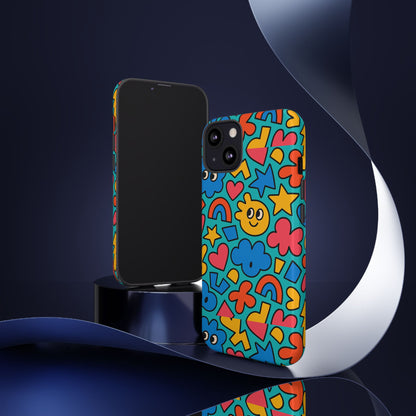 Vibrant Cartoon 3D Wrap Protective Phone Case with Fun Playful Design for Smartphone Lovers Compatible with iPhone 13, 14, 15 & 16 – All Models Including Pro, Pro Max & Plus