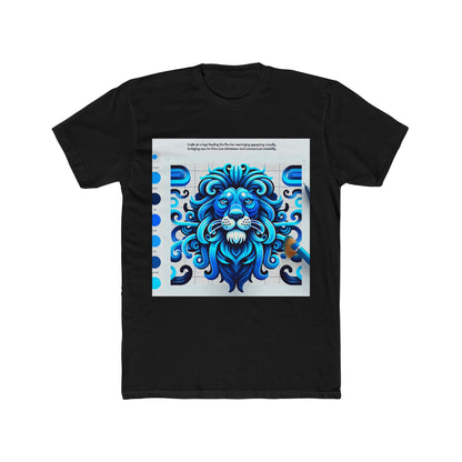 Animal Graphic Blue Unisex T-Shirt - Soft Cotton Casual Wear, Perfect Gift for Men & Women