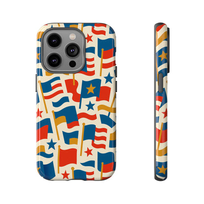 Multicolour Flag Print Protective Phone Case – Stylish Durable Design for Unique Self-Expression Compatible with iPhone 13, 14, 15 & 16 – all models including Pro, Pro Max & Plus