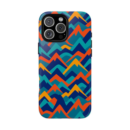 Vibrant 3D Mountain Design Protective Phone Case – Stylish and Durable Cover Compatible with iPhone 13, 14, 15 & 16 – All Models Including Pro, Pro Max & Plus