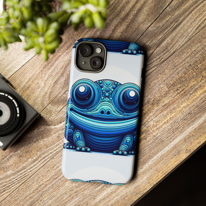 Cool Blue Animal Create 4 3D Wrap Protective Phone Case for Smartphones with Vibrant Animal Design and Shock Absorption
