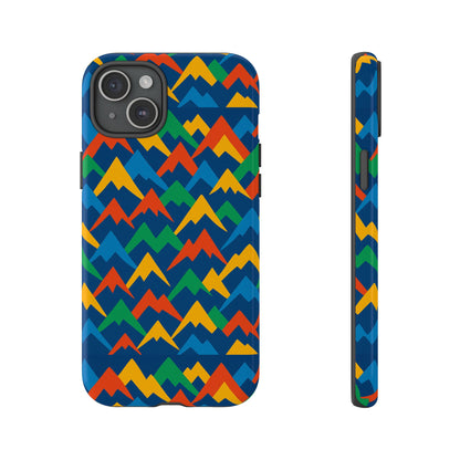 Vibrant 3D Mountain Design Phone Case for Stylish Protection – Unique Accessory Compatible with iPhone 13, 14, 15 & 16 – all models including Pro, Pro Max & Plus