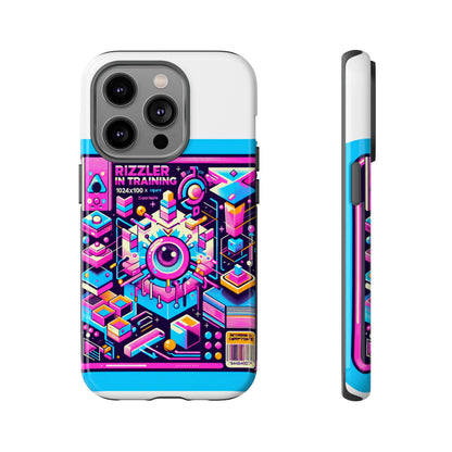 Rizzler In Training 3D Wrap Protective Phone Case for Anime Lovers
