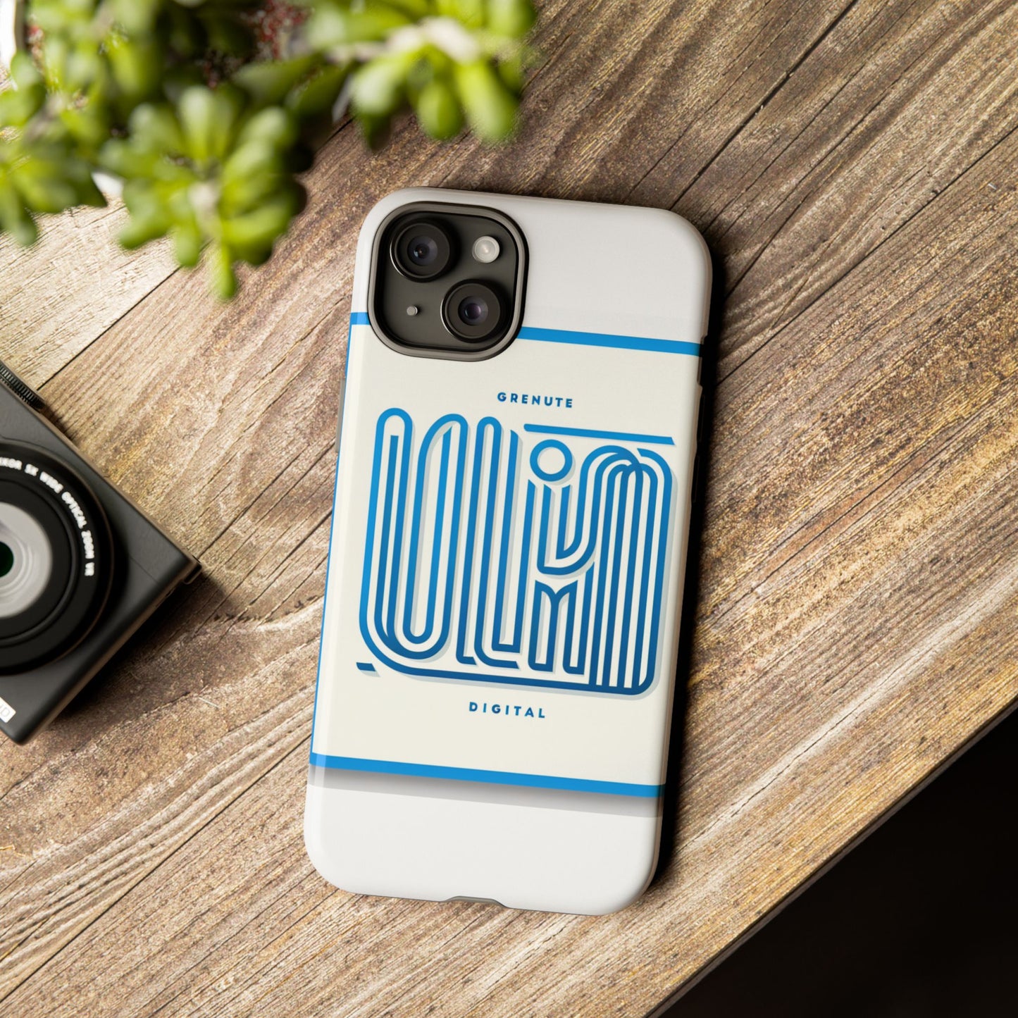 vibrant 3d wrap phone case in blue alphabet design for stylish protection compatible with iphone 13, 14, 15 & 16 – all models including pro, pro max & plus