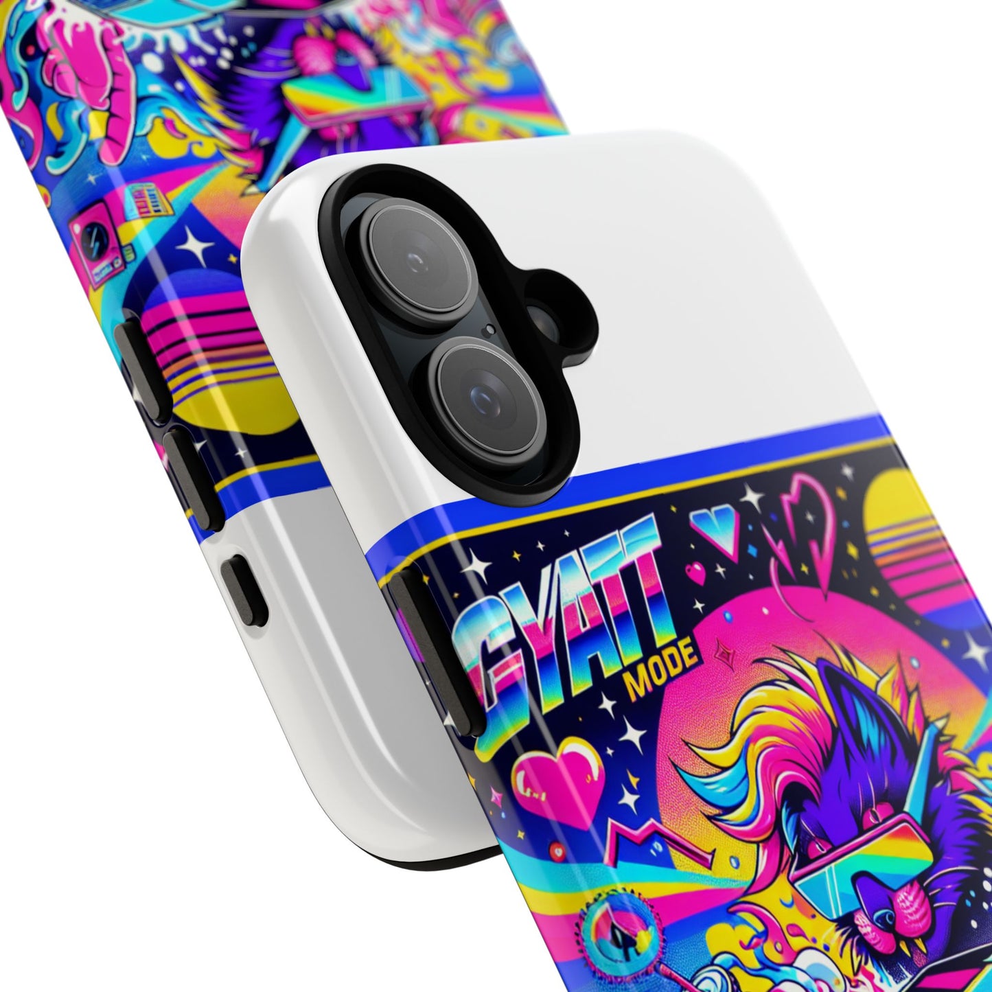 gyatt mode turbo 3d wrap protective phone case for anime lovers