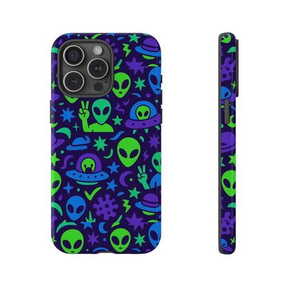 Multicolour Alien 3D Wrap Protective Phone Case, Playful Anime Design for Unisex Self-Expression, Stylish Protection, Compatible with iPhone 13, 14, 15 & 16 – all models including Pro, Pro Max & Plus
