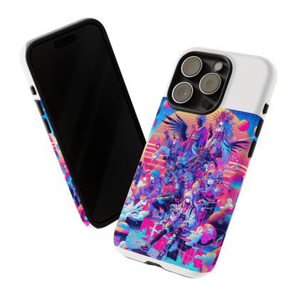 Zero Npc Energy Vibrant 3D Protective Phone Case for Anime Lovers
