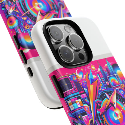 Gyatt Radar Online 3D Wrap Protective Phone Case for Smartphones, Retro Anime Design, Durable Shock Absorption, UV Protected, Glossy or Matte Finish