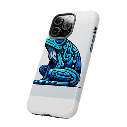 Vibrant Blue Frog 3D Wrap Phone Case for Unique Accessories Retro Style Compatible with iPhone 13, 14, 15 & 16 – All Models Including Pro, Pro Max & Plus