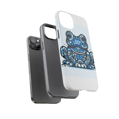 Vibrant 3D Blue Animal Print Protective Phone Case for Bold Individuals – Stylish Protection Compatible with iPhone 13, 14, 15 & 16 – All Models Including Pro, Pro Max & Plus