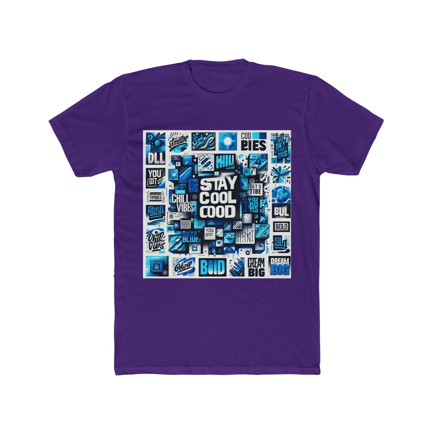 alphabet blue 52 unisex t-shirt – stylish casual wear, comfortable cotton tee for men & women, perfect everyday t-shirt