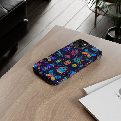 Vibrant 3D Insect Design Phone Case for Stylish Protection and Unique Aesthetic Compatible with iPhone 13, 14, 15 & 16 – all models including Pro, Pro Max & Plus