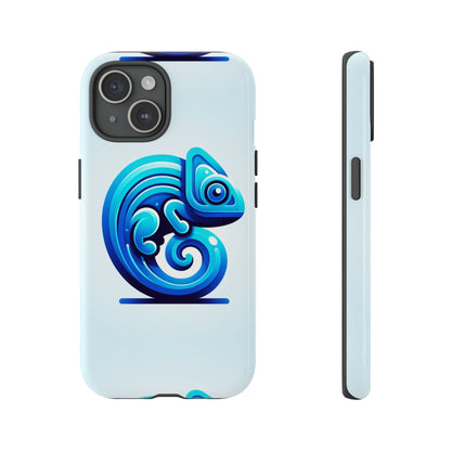 Cool Blue Animal Create 6 Phone Case with 3D Wrap Shockproof TPU Cover for Kids and Teenagers, Anime and Comic Inspired Design