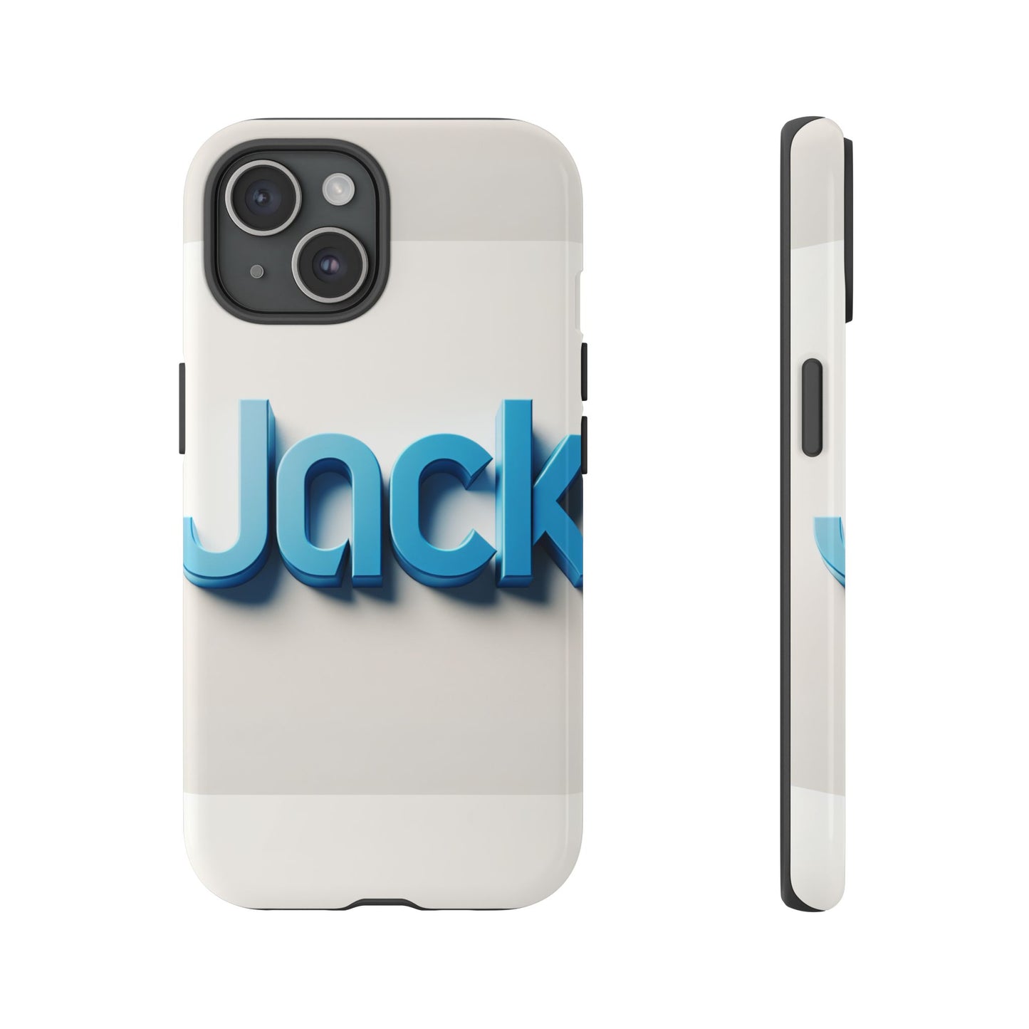 name jack blue anime comic style 3d wrap protective phone case for men women shock absorption durable tpu cover