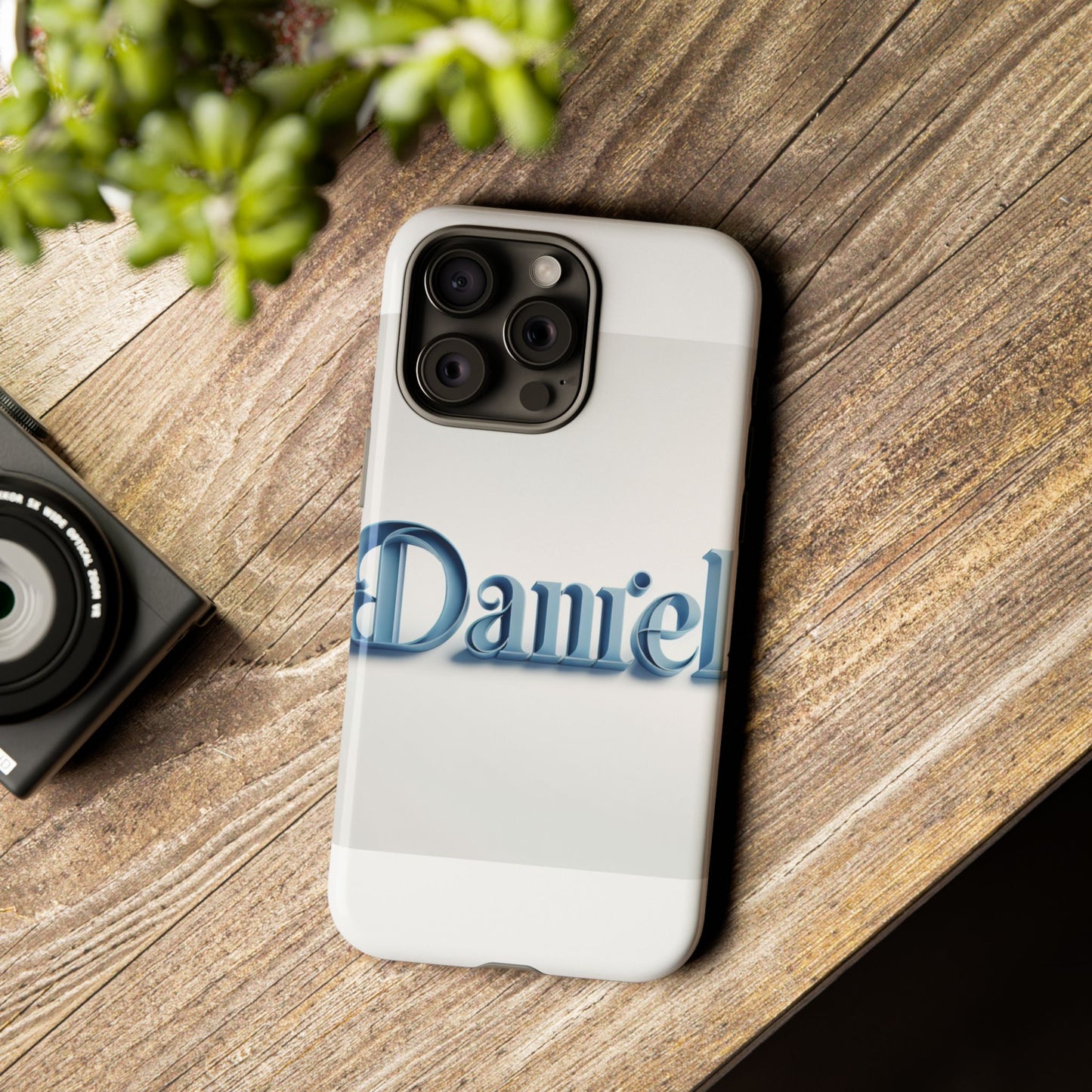 vibrant 3d wrap protective phone case in blue lettering stylish design for unique accessory lovers compatible with iphone 13, 14, 15 & 16 – all models including pro, pro max & plus