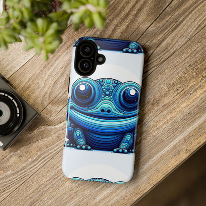 Cool Blue Animal Create 4 3D Wrap Protective Phone Case for Smartphones with Vibrant Animal Design and Shock Absorption